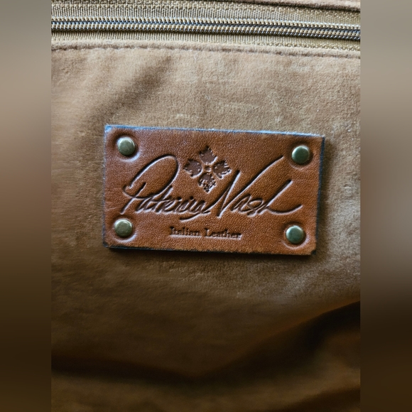 Patricia Nash Leather Gracchi Satchel - Picture 8 of 12